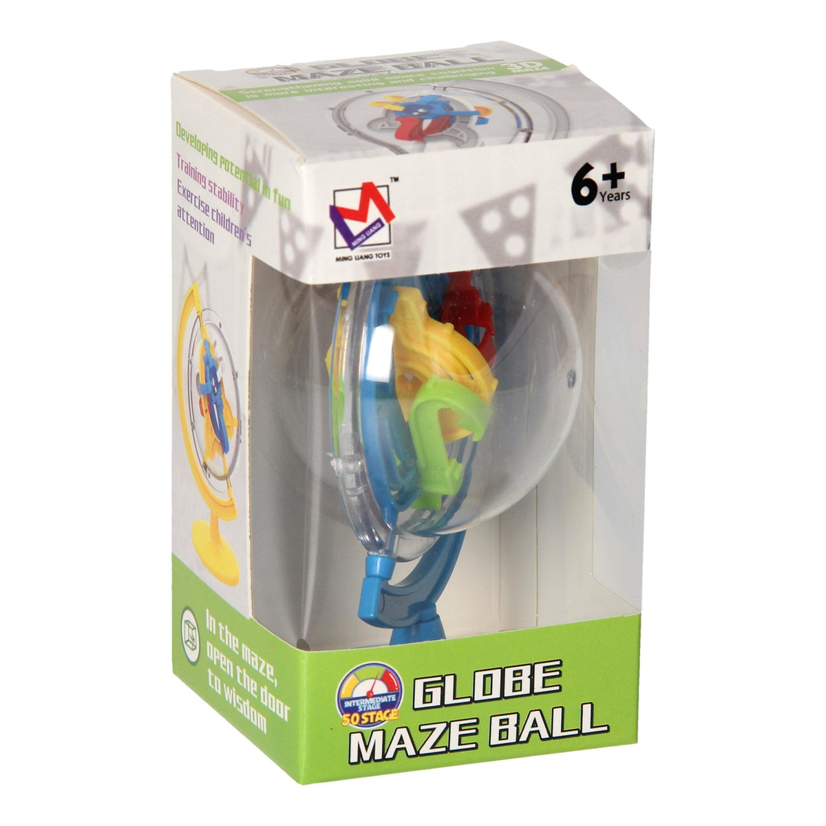 Maze de juego de paciencia en Globe