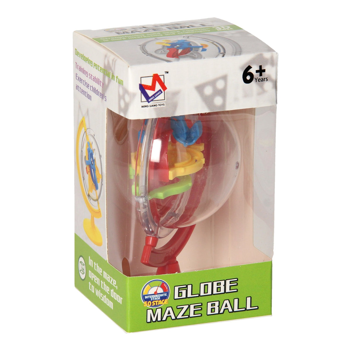 Maze de juego de paciencia en Globe