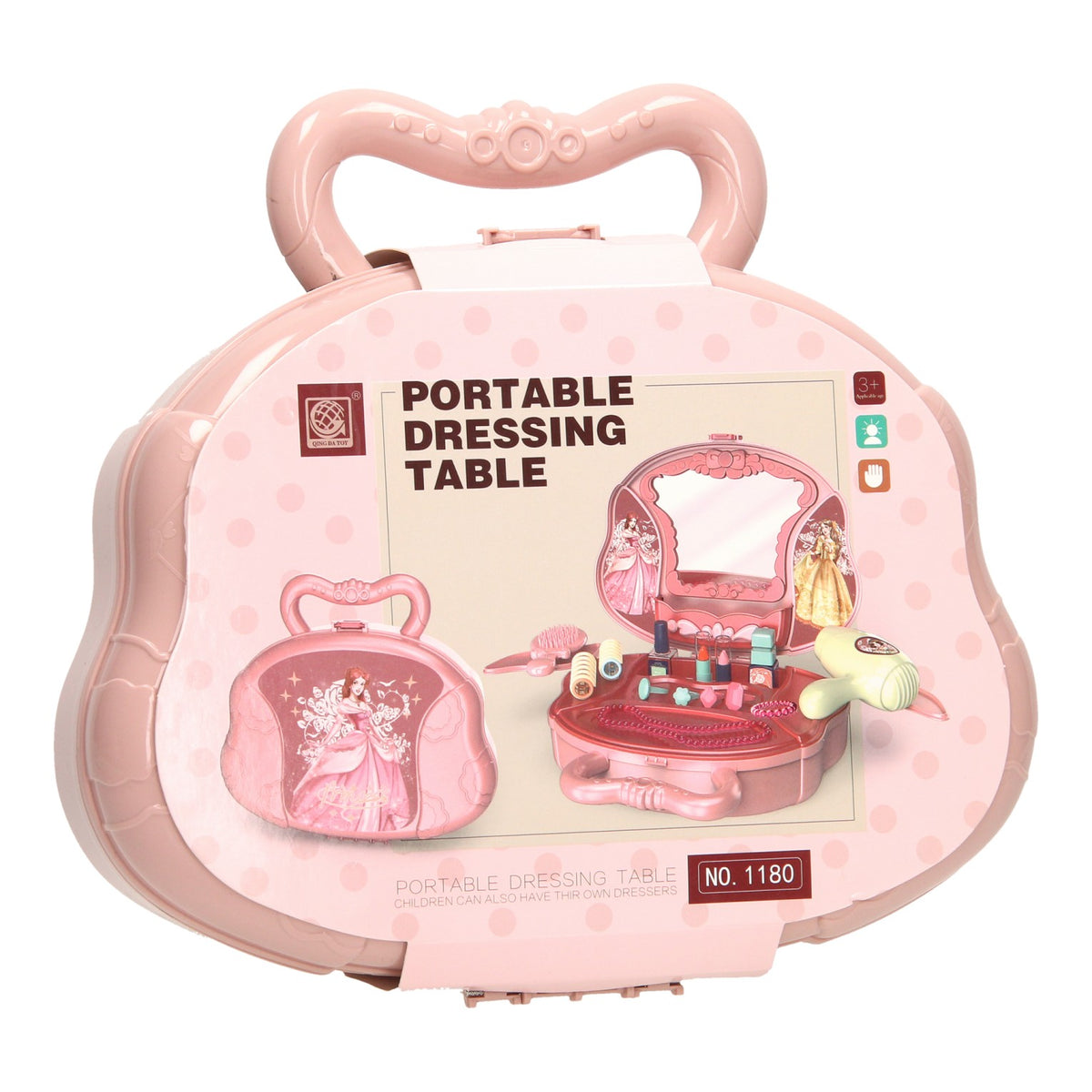 Beauty case tocador rosa en play case
