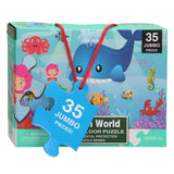 Puzzle de suelo Mundo submarino, 35 uds.