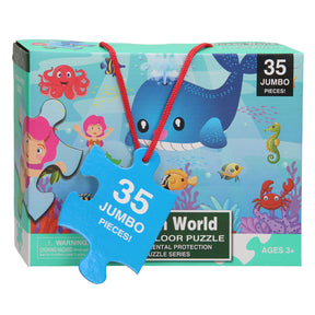 Puzzle de suelo Mundo submarino, 35 uds.