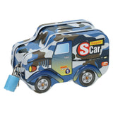 Coche de caja de dinero de hojalata
