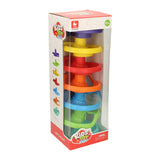 Torre de bolas de juguete Lobbes para bebés: colorida y educativa.