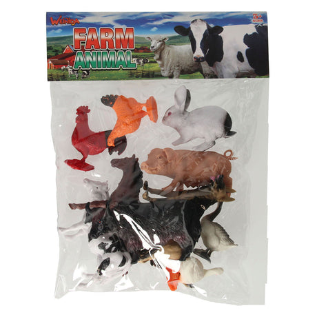 Juguetes Lobbes, por ejemplo animales de granja, 10 unidades.