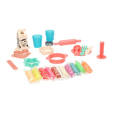 Juguetes Lobbes, por ejemplo, juego de arcilla para leche y comida - 10 colores de arcilla