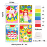 Kit de manualidades de princesas con collage de mosaicos