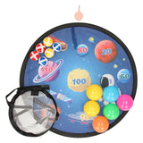 Juego de dardos con velcro viaje espacial.