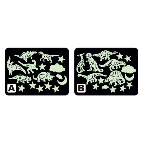 Dinosaurios que brillan en la oscuridad, 16 uds.