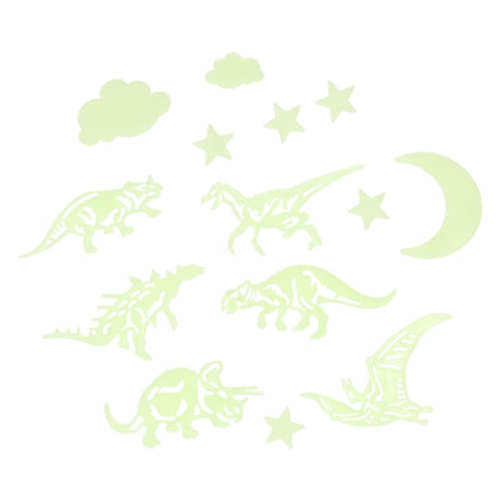 Dinosaurios que brillan en la oscuridad, 16 uds.