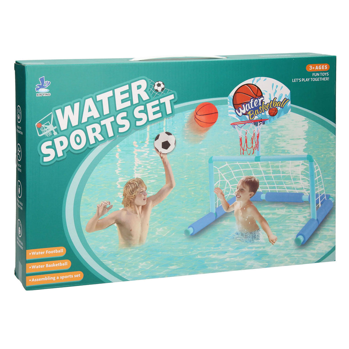Conjunto de baloncesto para deportes acuáticos.