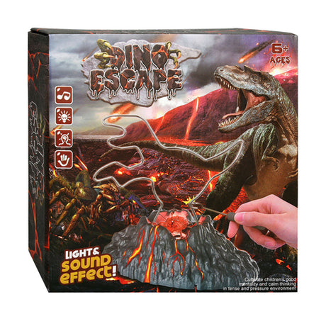 Juguetes de lóbulos, por ejemplo, escape de dinosaurio en espiral nerviosa.