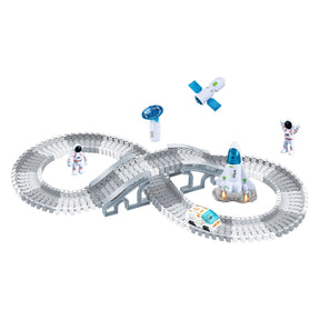 Juego de pistas de carreras Roadway Space Explorer, 142 uds.