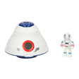 Cápsula espacial con astronauta.