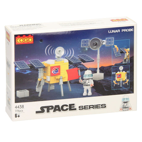 Lobbes Toys BV Juego de construcción Misión lunar, 117 piezas