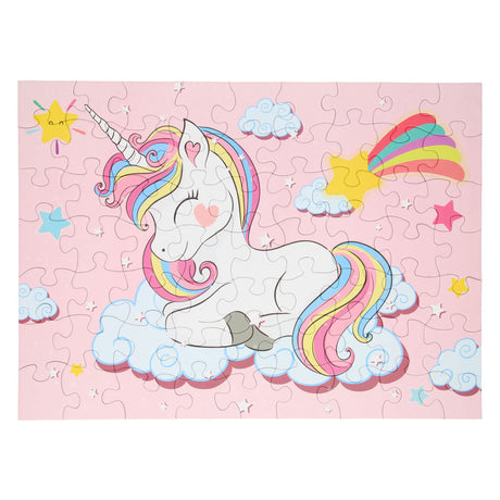 Juguetes Lobbes, por ejemplo, rompecabezas Lobbes, unicornio, cartón, 63 piezas, rompecabezas de fantasía para niños.