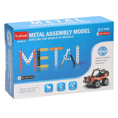 Lobbes Toys BV Kit de construcción de metal para buggy todoterreno, 164 piezas.
