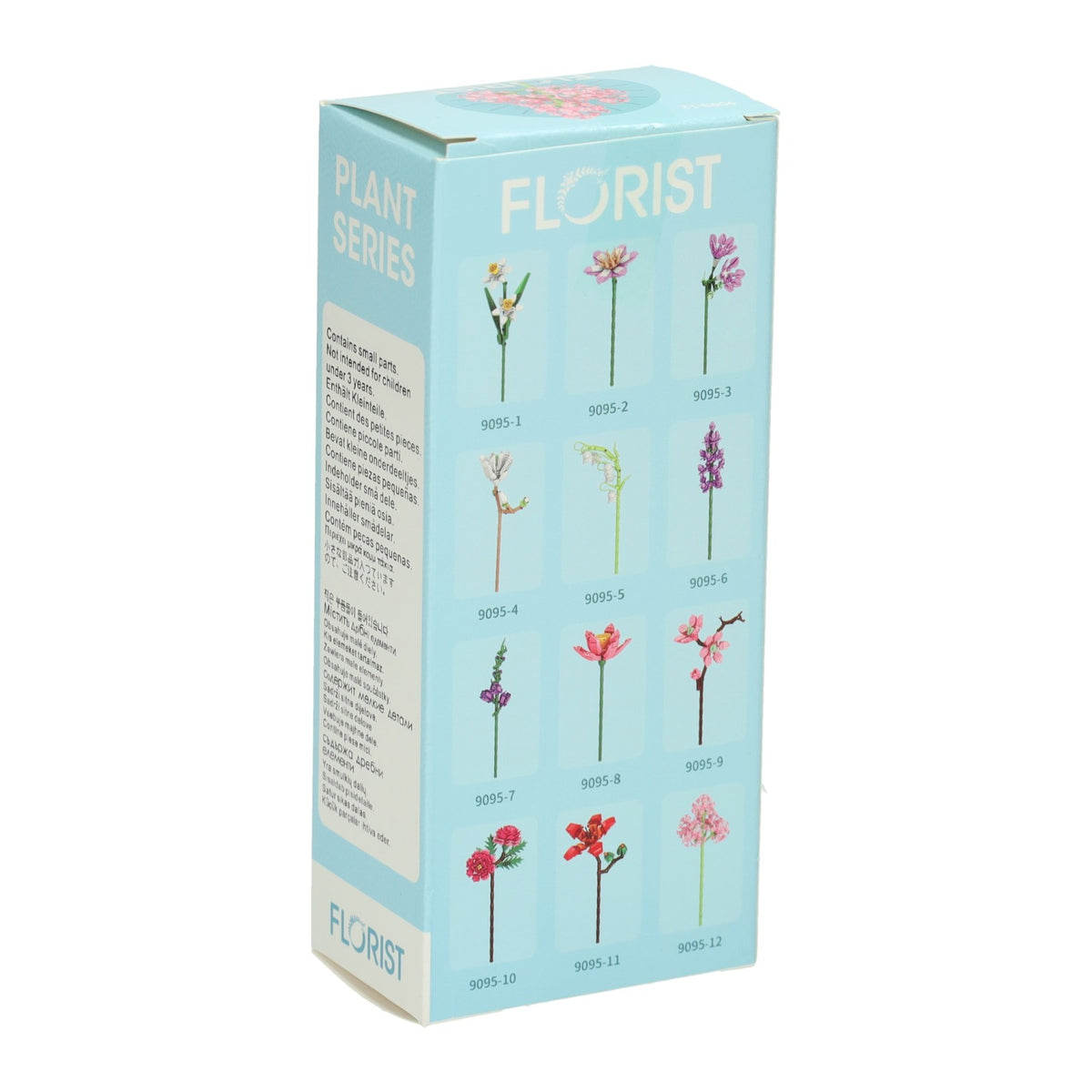 Set de construcción de flores Lobbes rosa - 227 uds.