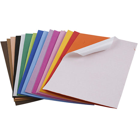 Creativ company hojas autoadhesivas de espuma a4 - 15 colores - 30 piezas