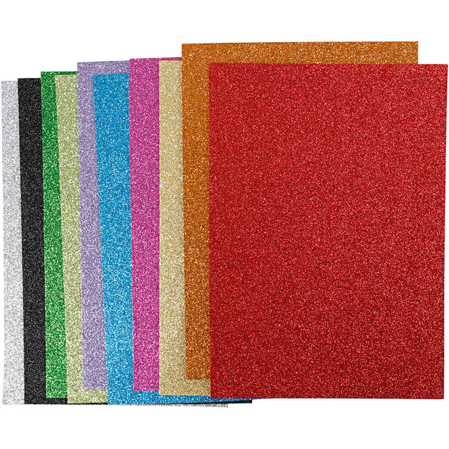 Empresa creativa https: www.cchobby.nl glitter-foam-vellen-a4-vel-210x297-mm-thickness-2-mm-glitter-diverse-colors-10-miscellaneous-vellen-1-doos