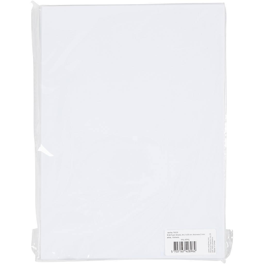 Empresa creativa https: www.cchobby.nl hoja-eva-foam-a4-210x297-mm-espesor-2-mm-blanco-10-hoja-1-doos