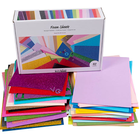 Empresa creativa https: www.cchobby.nl foam-vellen-a4-sheet-210x297-cm-diverse-colors-40-sheet-1-doos