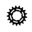 KMC Enviolo Gear 17t, negro