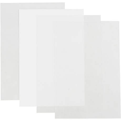 Empresa creativa https: www.cchobby.nl hojas-hoja-encogible-foil-20x30-cm-espesor-0-3-mm-transparent-gloss-matt-transparent-matt-white-4-sheet-1-box
