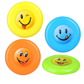 Frisbee de lóbulos con cara sonriente
