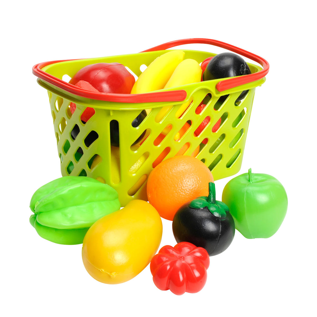 Cuajado de frutas en cesta