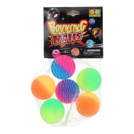 Pelotas que rebotan, 6 uds.
