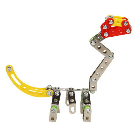 Juego de construcción de dinosaurios de metal, 122 pzs.