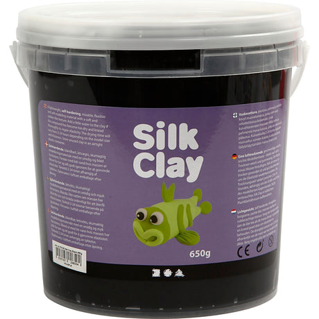 Arcilla de seda https: www.cchobby.nl seda-clayr-negro-650-gr-1-emmer