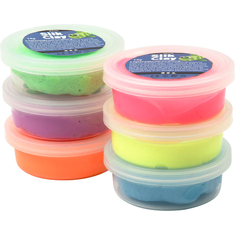 Arcilla de seda https: www.cchobby.nl seda-clayr-neon-colors-6x14-gr-1-doos
