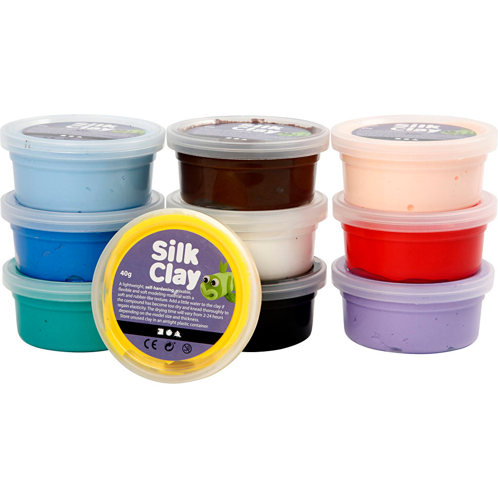 Arcilla de seda https: www.cchobby.nl Silk-clayr-basic-1-diverse-colors-10x40-gr-1-doos