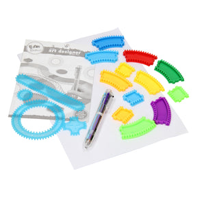 Conjunto de caracteres en espiral