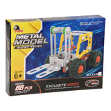 Juego de construcción metálico - carretilla elevadora, 88 uds.
