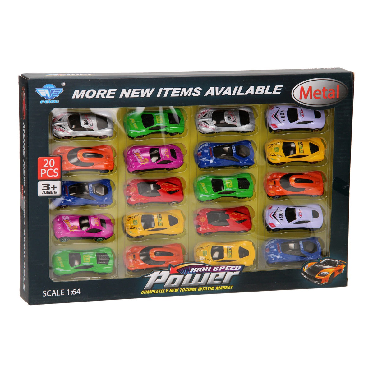 Lobbes Toys BV Juego de coches de lujo - 20 piezas 1:64