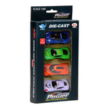 Lobbes juego de coches de lujo de metal, 4 piezas.