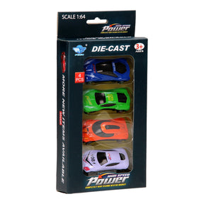 Lobbes juego de coches de lujo de metal, 4 piezas.