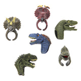 Marionetas de dedo de dinosaurio 3d