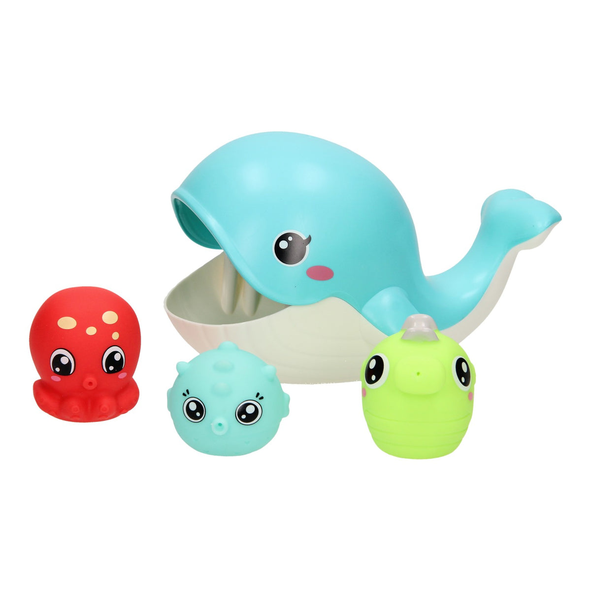 Juego de baño Mordedura de ballena, 4 piezas.