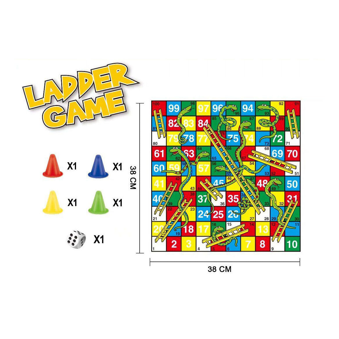 Juego escalera serpientes pequeño