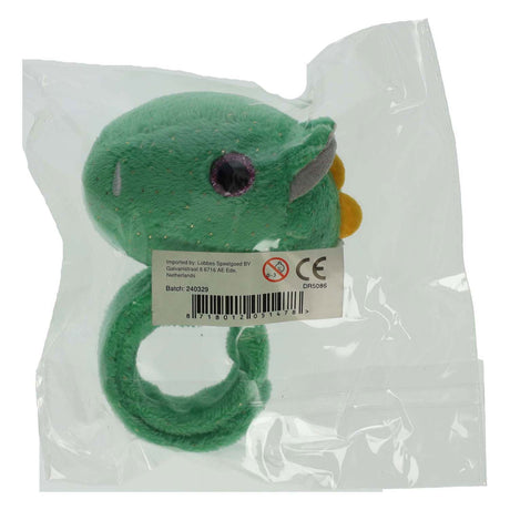 Pulsera de felpa dino