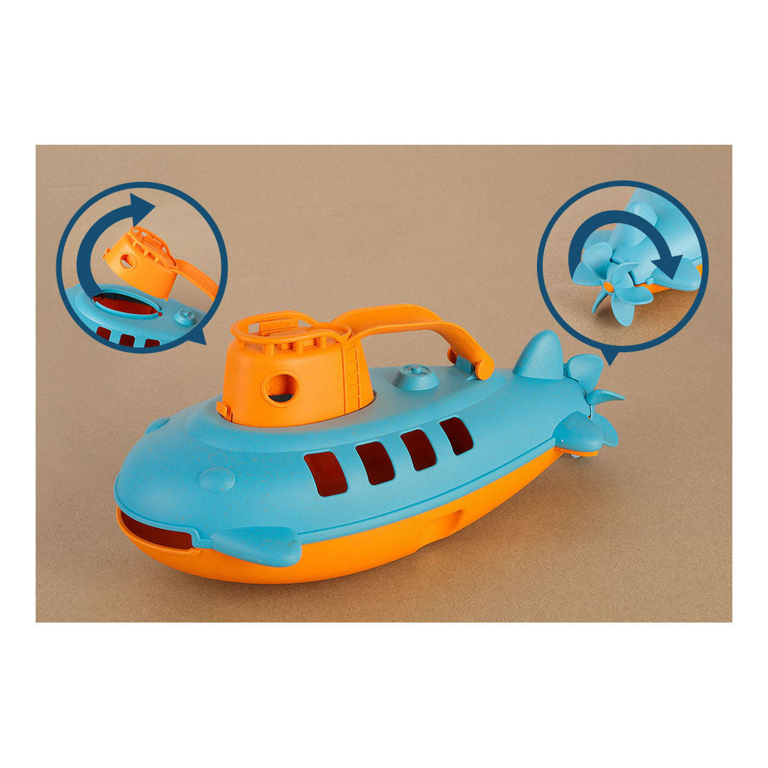 Submarino de bioplástico
