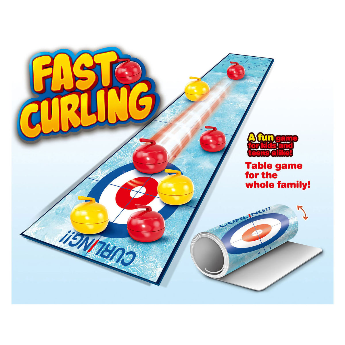 Juguetes Lobbes, por ejemplo, juego de mesa, juego de curling.
