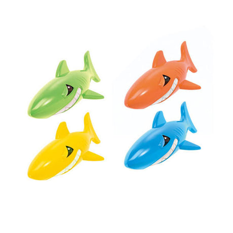 Set de buceo tiburones en red de seguridad, 4 uds.