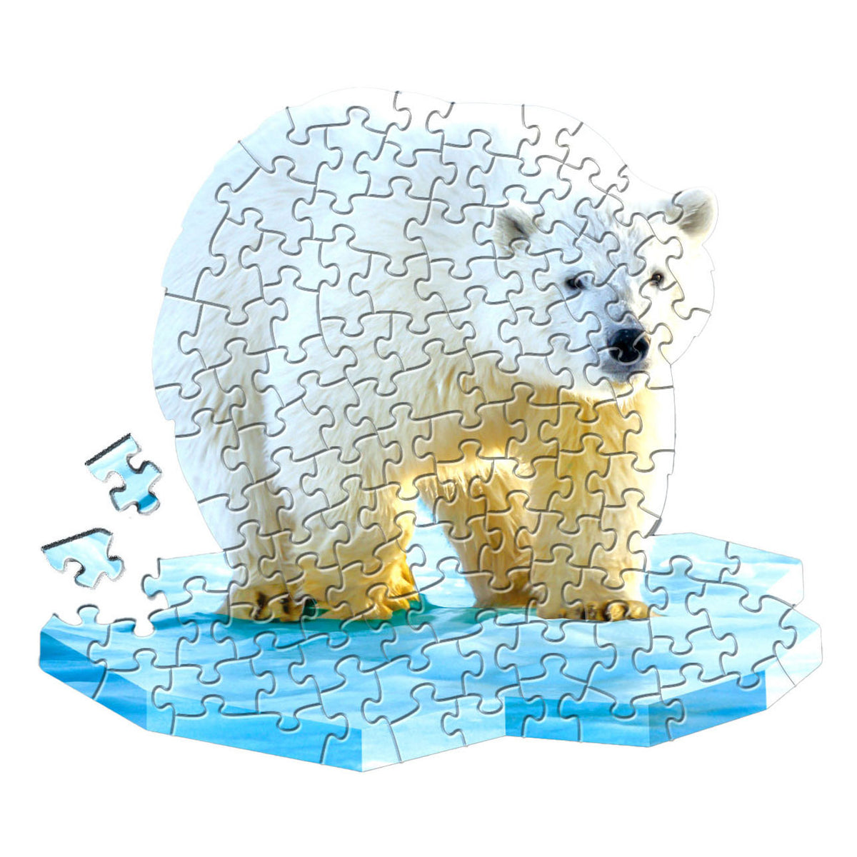 Lobbes Toys BV forma rompecabezas oso polar, 100 uds.