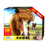 Puzzle con forma de caballo, 320 piezas.
