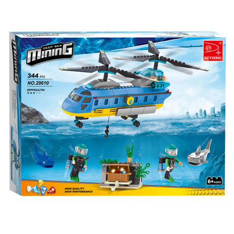 Juego de construcción misión polar misión submarina - 344 uds.