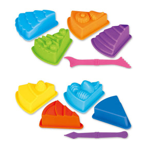 Juega arena con 4 formas de pastel